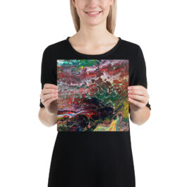 Colorful Chaos Art Print - unframed